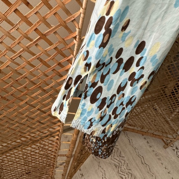 Alfani Cotton Brown Blue Tunic - Picture 2 of 9